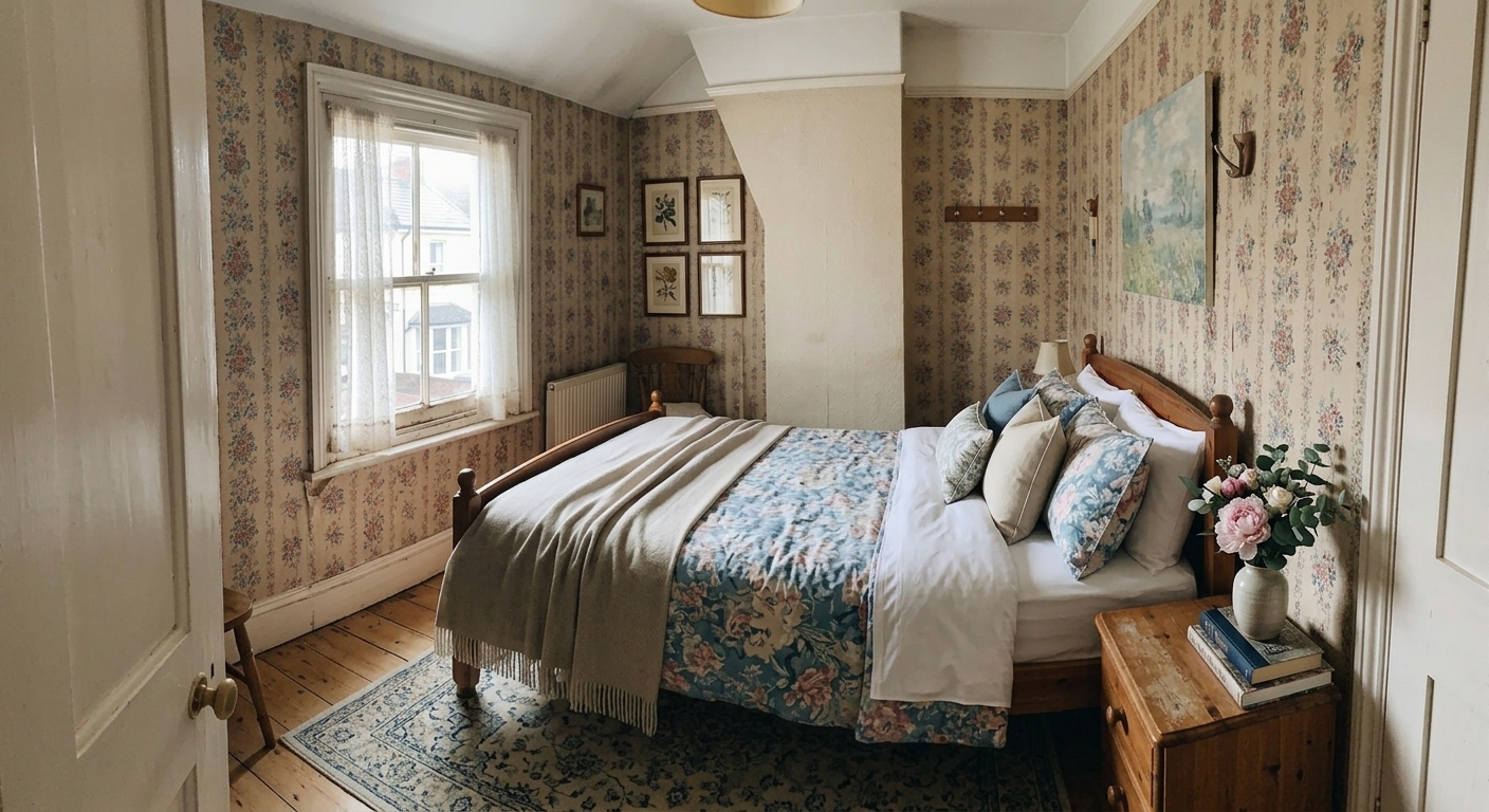 The Principal Bedroom after designer staging
