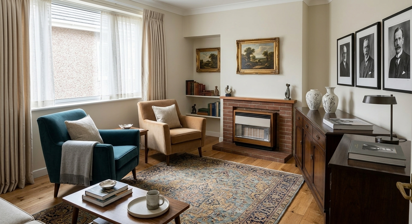 The Bungalow — staged interior