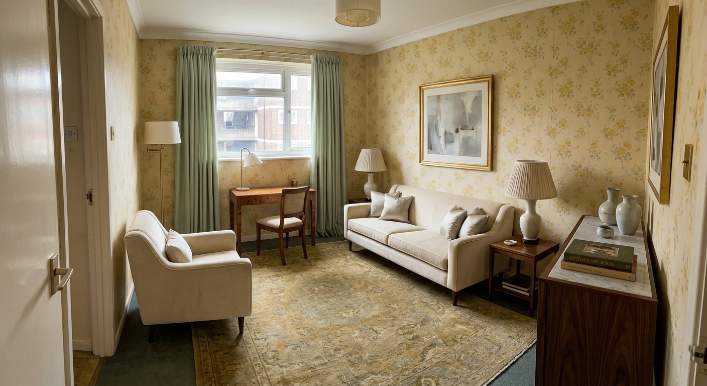 The Flat — staged interior